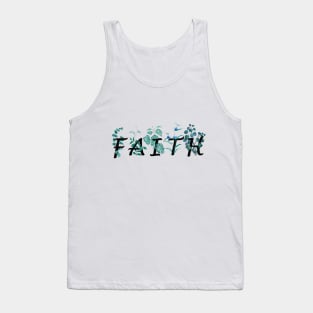 letter faith calligraphy Tank Top